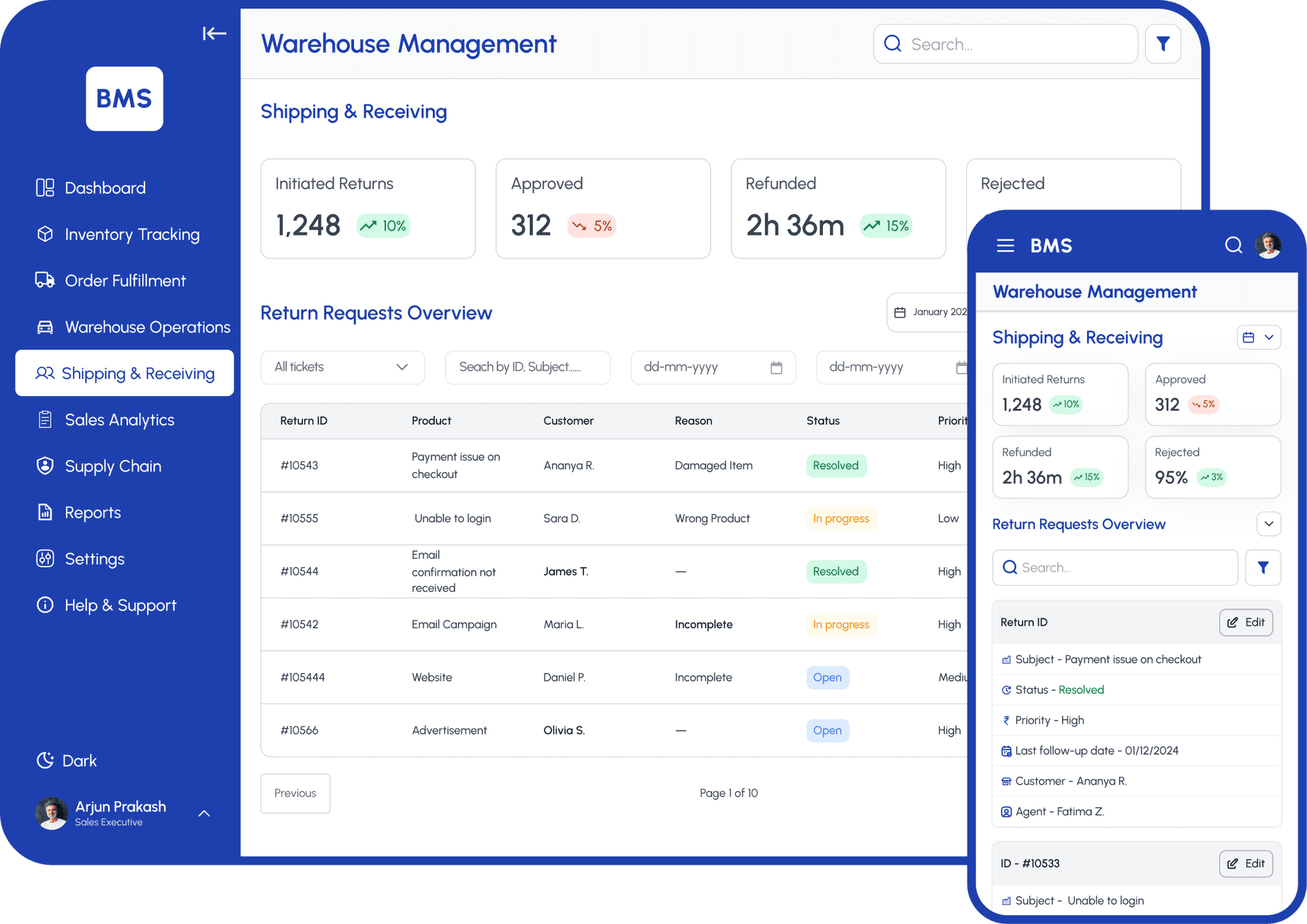 Shipping & Receiving